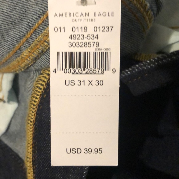 American Eagle Flex skinny Jean - 31/30 NEW - Picture 5 of 5